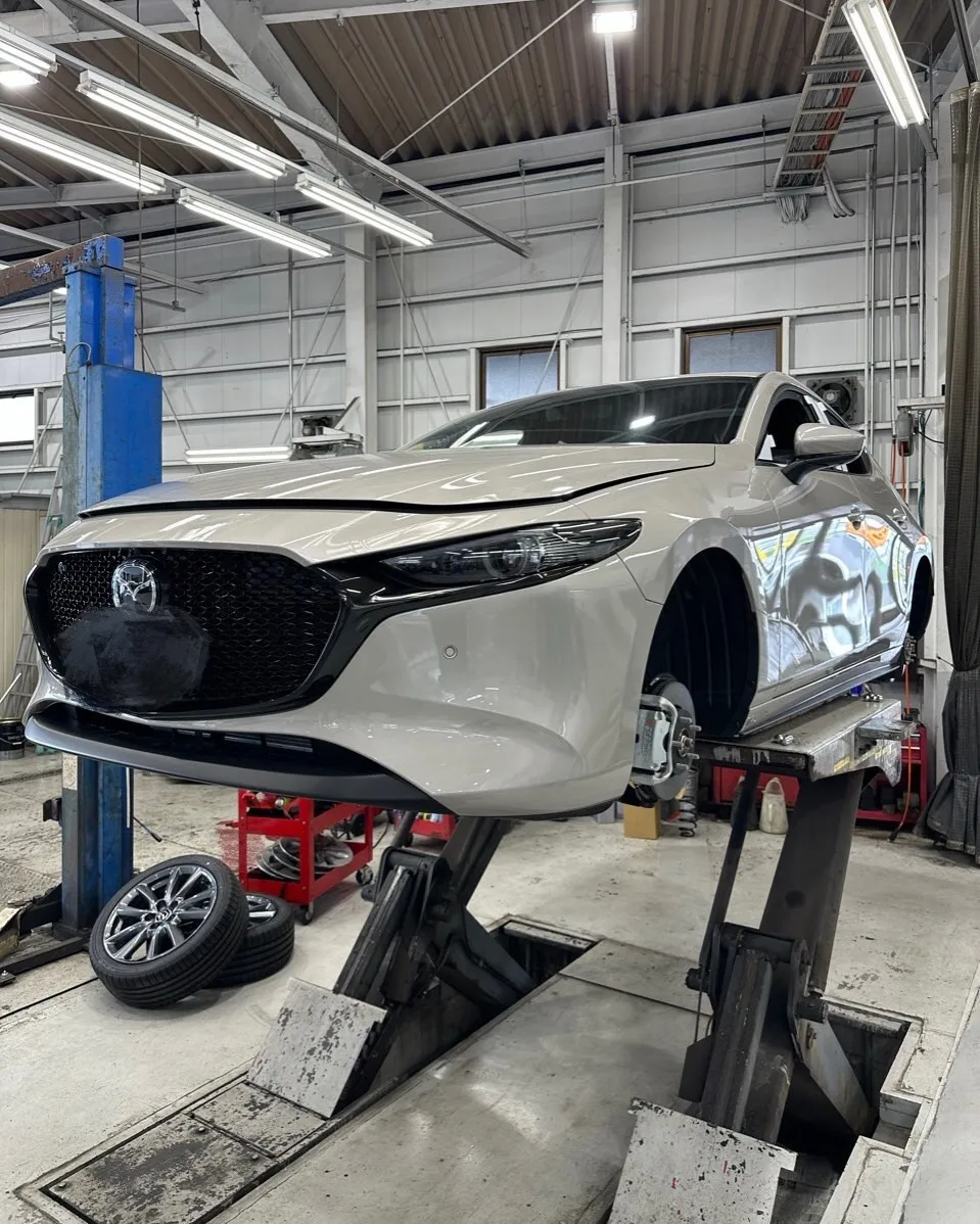MAZDA3 カスタム＆調整作業🧑🏼‍🔧】