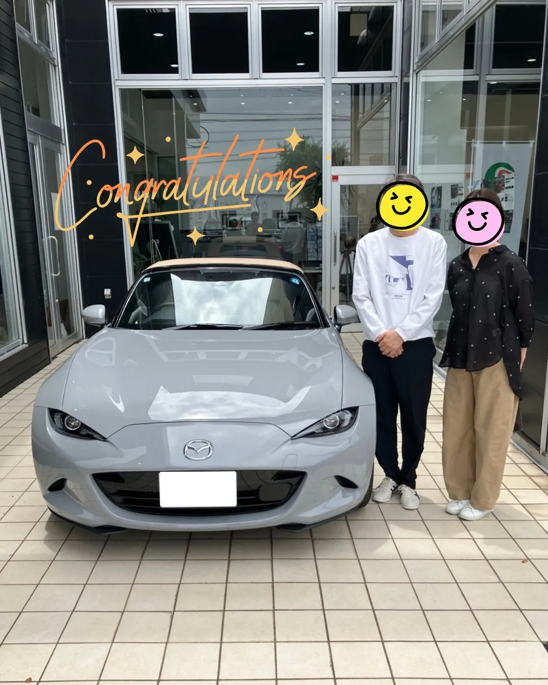 ロードスターご納車おめでとうございます✨